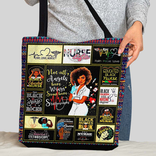 Black Nurse Life - Nurse Tote Bag