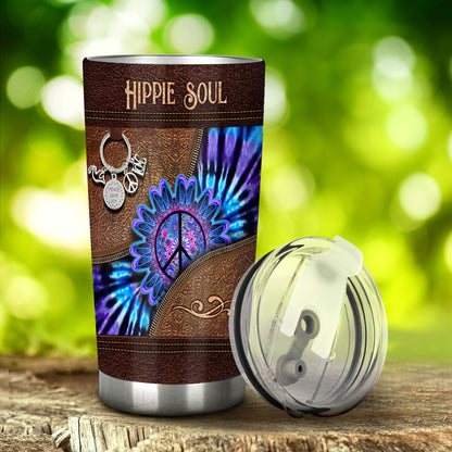 Peace Love Joy - Hippie Tumbler