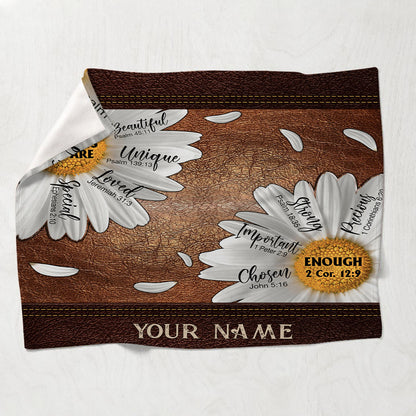 God Says You Are - Personalized Christian Blanket