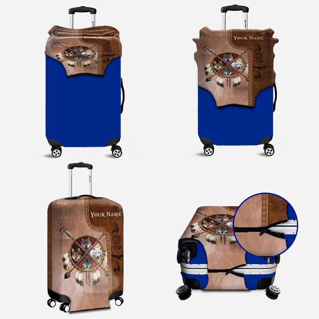 Native Blood - Personalized American Indian Luggage Cover