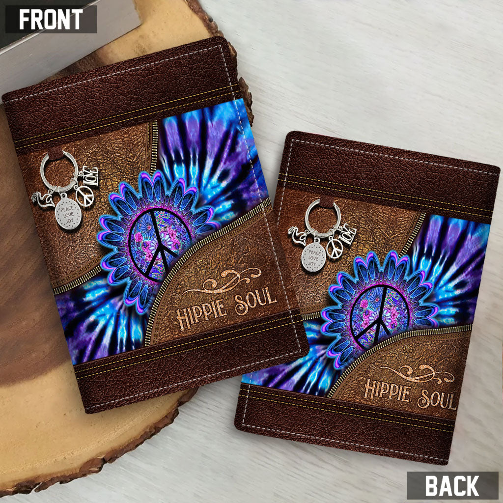 Peace Love Joy - Hippie Passport Holder