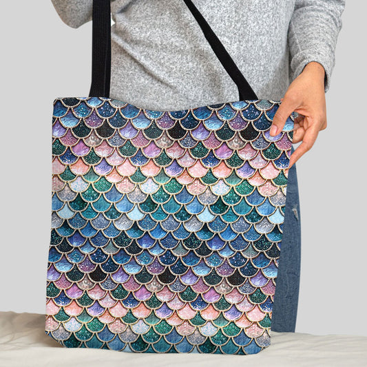 Mermaid Scales - Mermaid Tote Bag