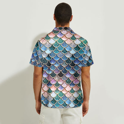 Mermaid Scales - Mermaid Hawaiian Shirt