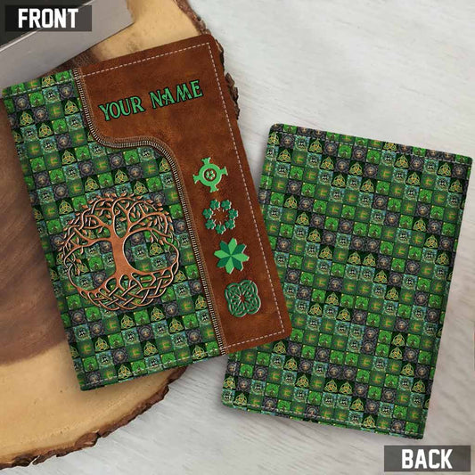 Tree Of Life - Personalized Irish Passport Holder
