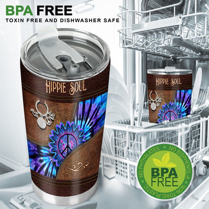 Peace Love Joy - Hippie Tumbler