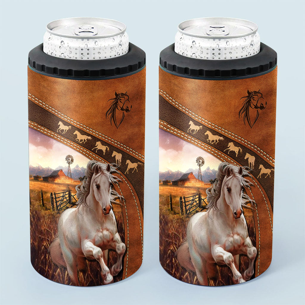 Horse Lovers - Personalized Horse Can Cooler