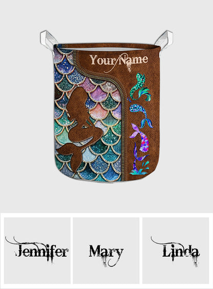 Mermaid - Personalized Mermaid Storage Basket