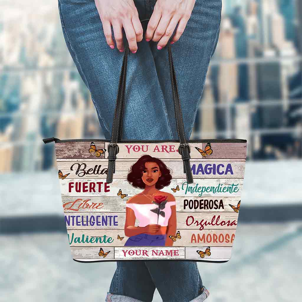 You Are - Personalized Latina Women Leather Bag