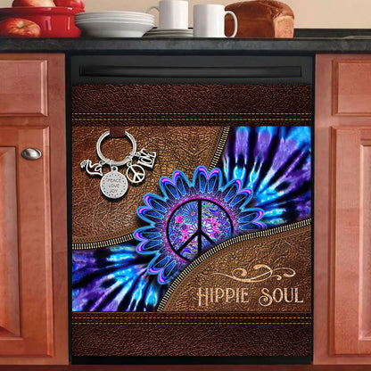 Peace Love Joy - Hippie Dishwasher Cover