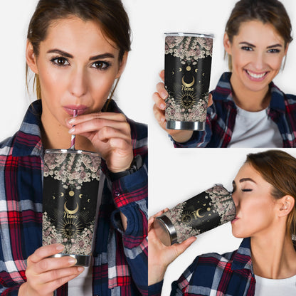 Sun And Moon - Personalized Witch Tumbler