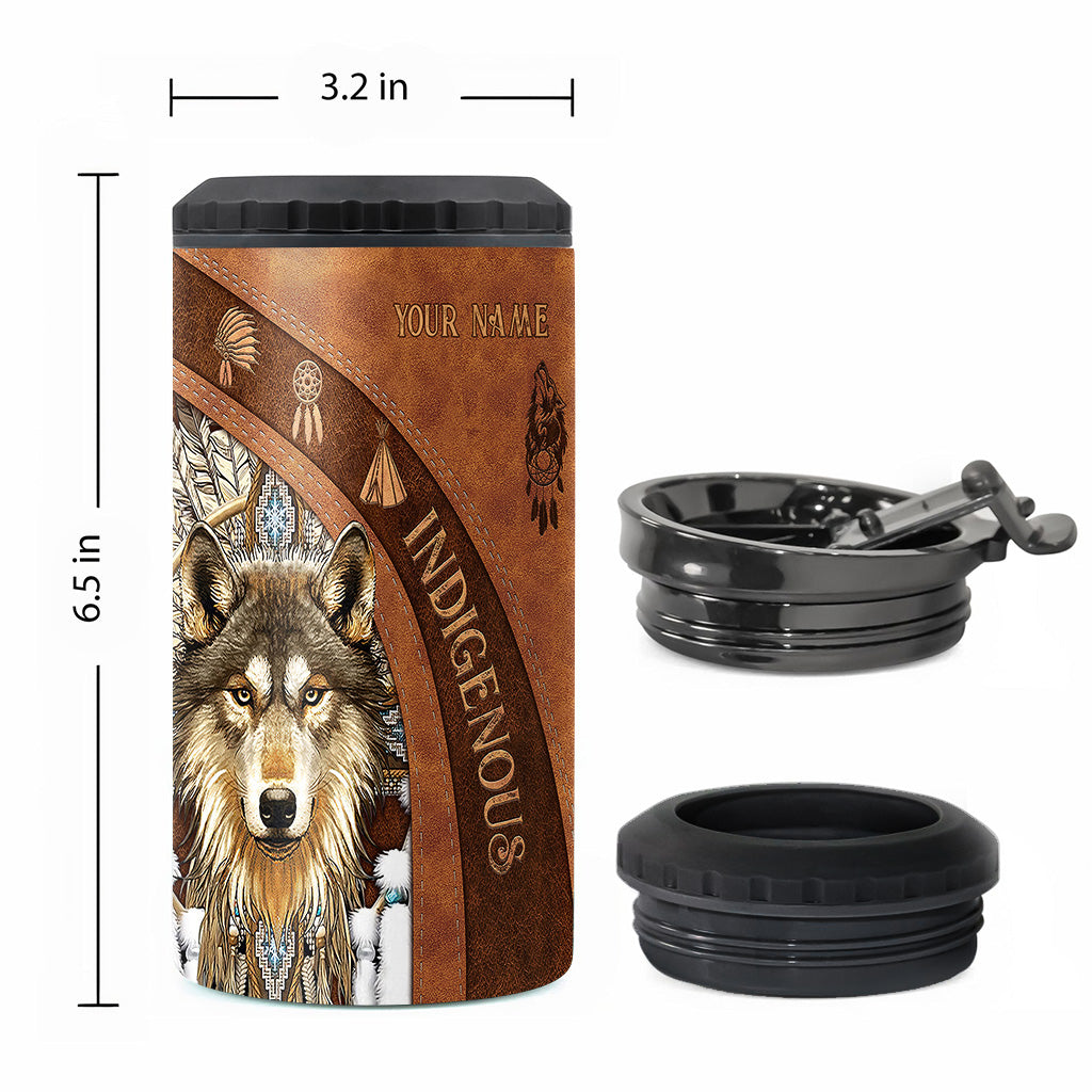 Indigenous - Personalized American Indian Can Cooler