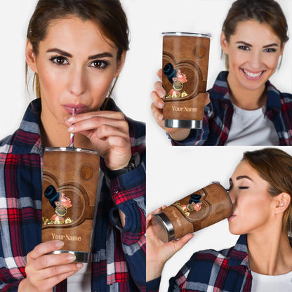 Melanin - Personalized African American Tumbler