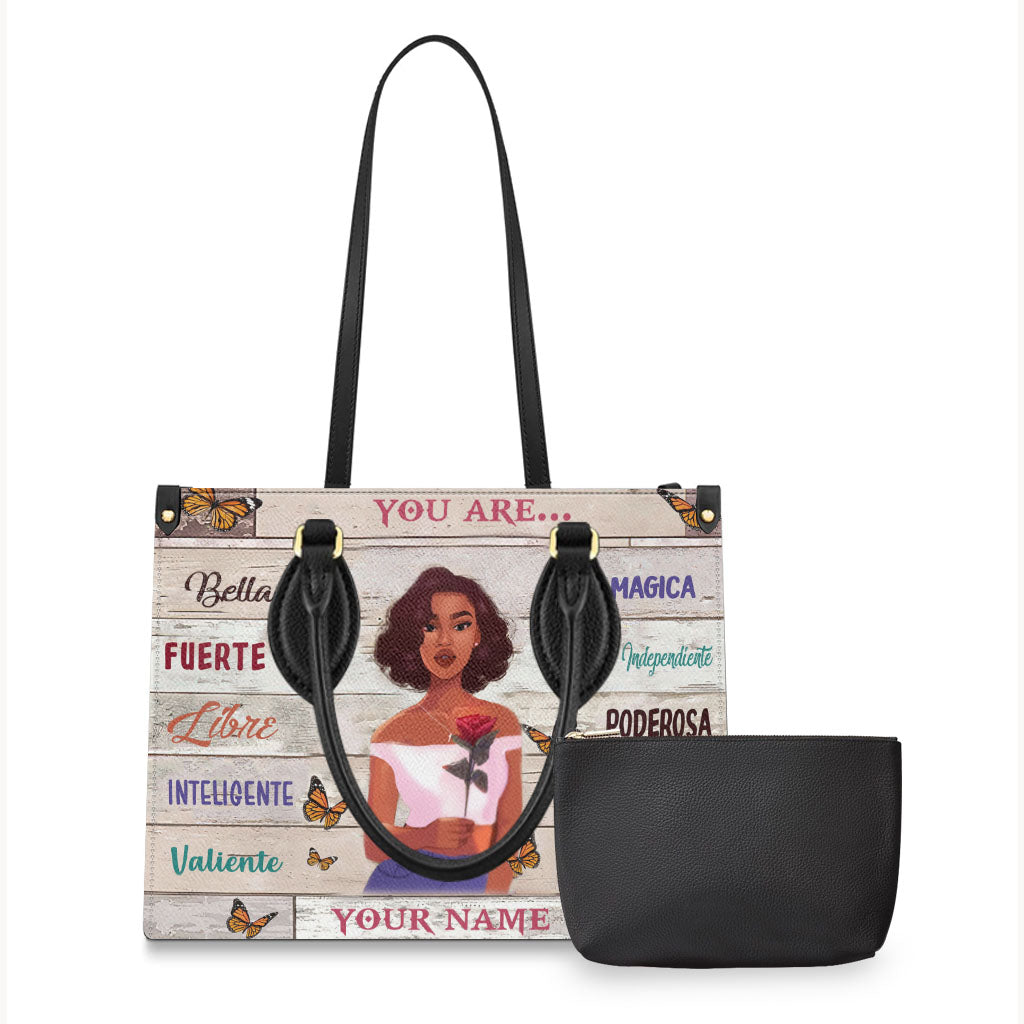 You Are - Personalized Latina Women Leather Handbag