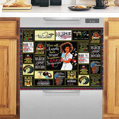 Black Nurse Life - Nurse Dishwasher Cover