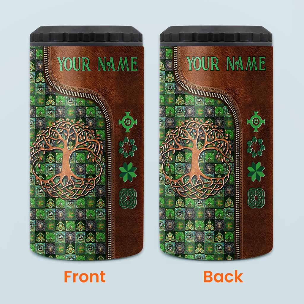 Tree Of Life - Personalized Irish Can Cooler