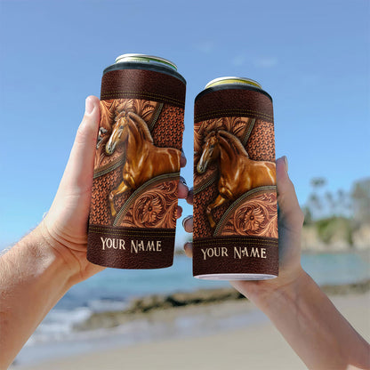 Love Horse - Personalized Horse Can Cooler