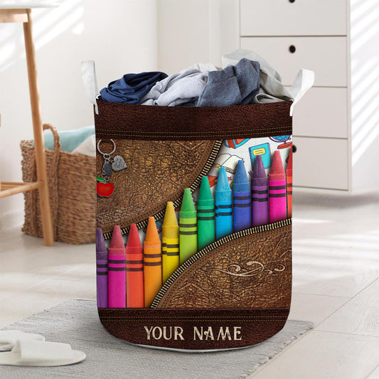 Teach Love Inspire - Personalized Teacher Storage Basket