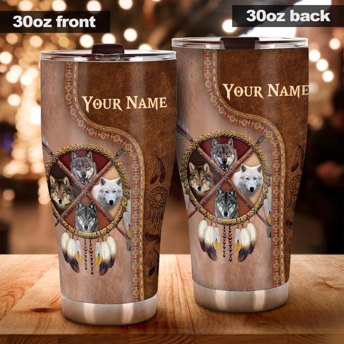 Native Blood - Personalized American Indian Tumbler