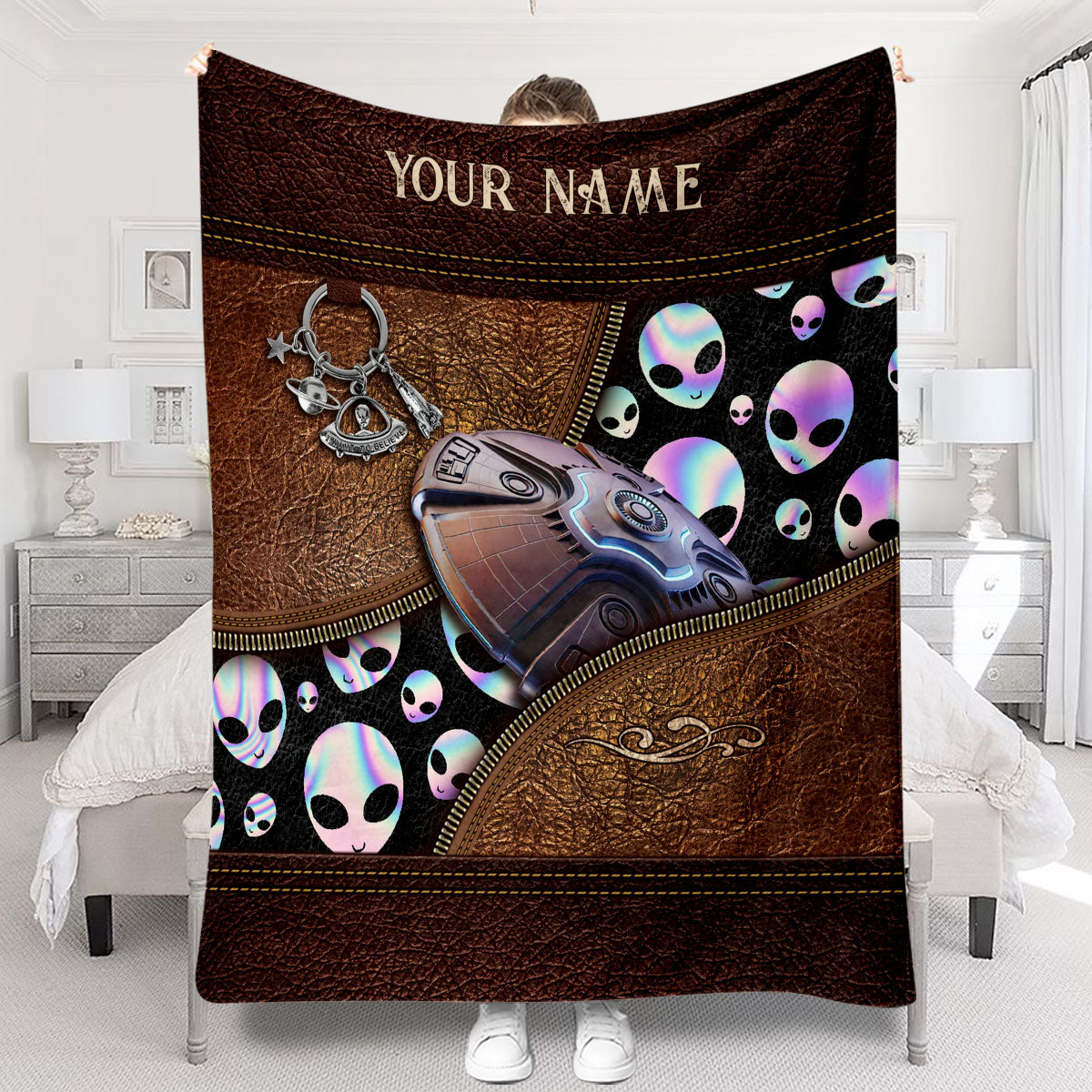 Believer - Personalized Alien Blanket