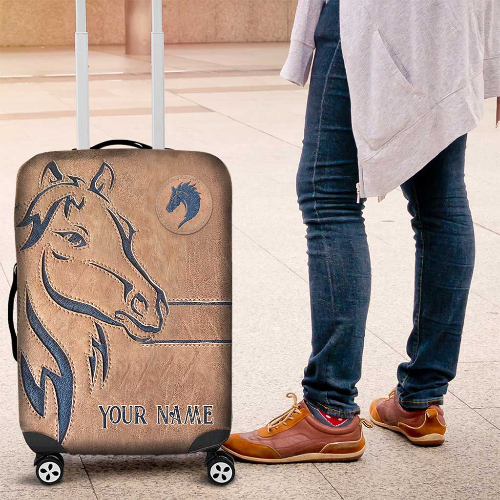 Love Horse - Personalized Horse Luggage Cover