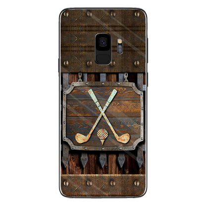 Golf Metal Pattern - Golf Phone Case