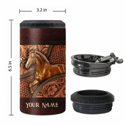 Love Horse - Personalized Horse Can Cooler