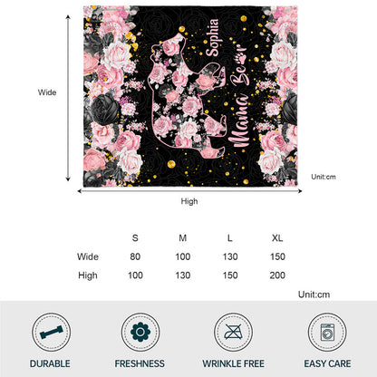Mama Bear - Personalized Mother Blanket