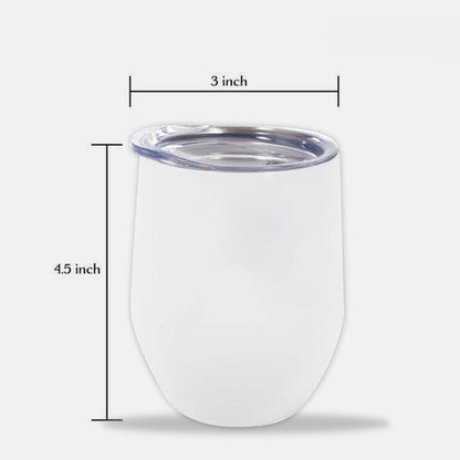 Never Walk Alone - Dog Wine Tumbler