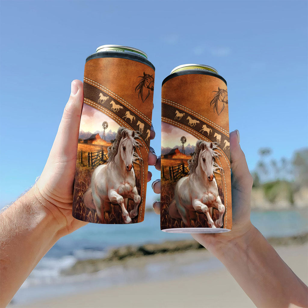 Horse Lovers - Personalized Horse Can Cooler