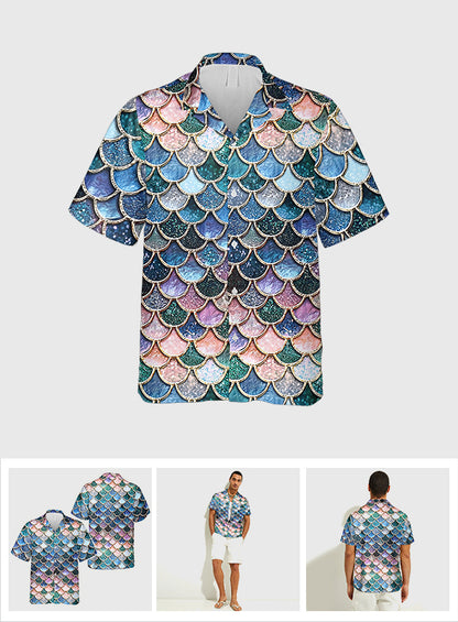 Mermaid Scales - Mermaid Hawaiian Shirt