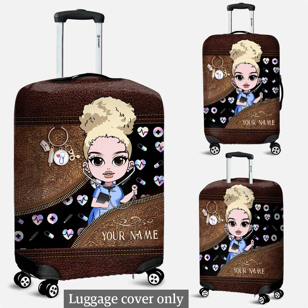 Nurse Life - Personalized Nurse Luggage Cover