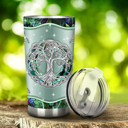 Tree Of Life Celtic Knot - Irish Tumbler