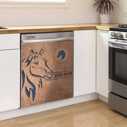 Love Horse - Personalized Horse Dishwasher Cover