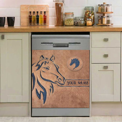Love Horse - Personalized Horse Dishwasher Cover