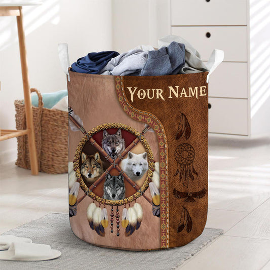 Native Blood - Personalized American Indian Storage Basket