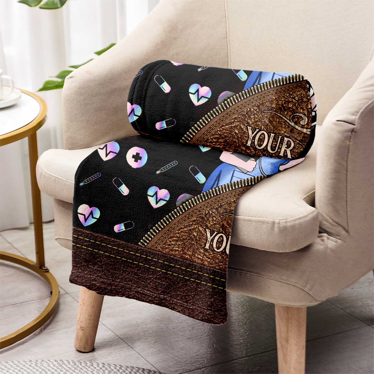 Nurse Life - Personalized Nurse Blanket