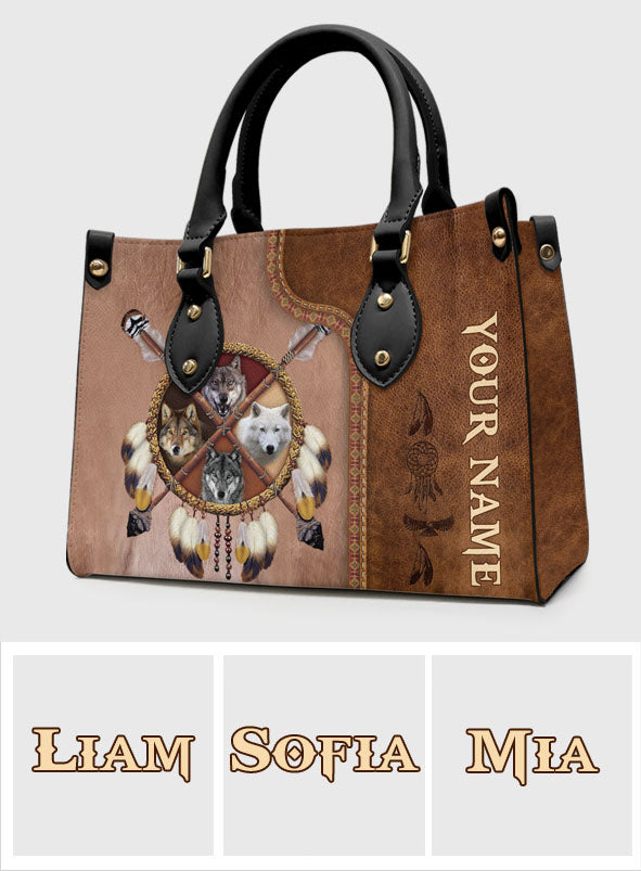 Native Blood - Personalized American Indian Leather Handbag