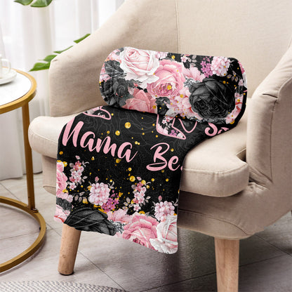 Mama Bear - Personalized Mother Blanket