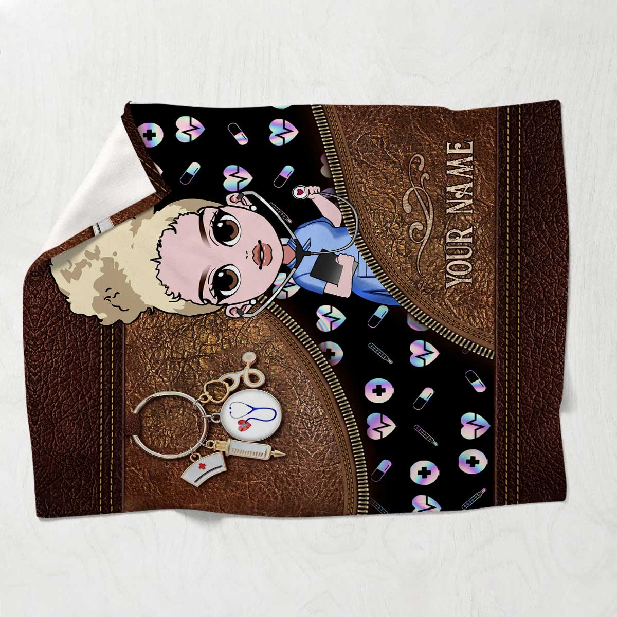 Nurse Life - Personalized Nurse Blanket
