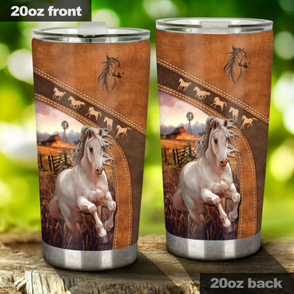 Horse Lovers - Personalized Horse Tumbler