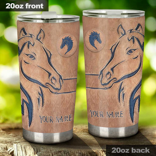 Love Horse - Personalized Horse Tumbler