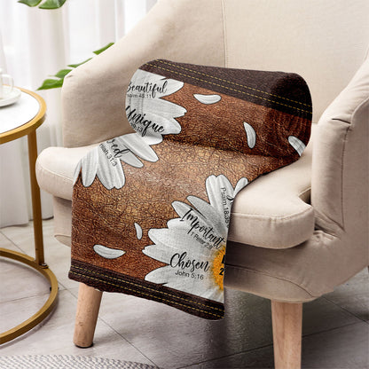 God Says You Are - Personalized Christian Blanket
