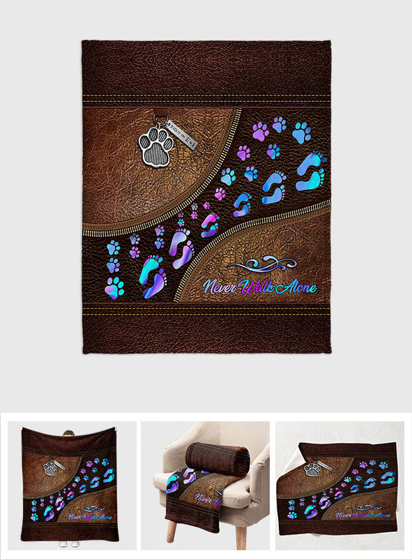 Never Walk Alone - Dog Blanket