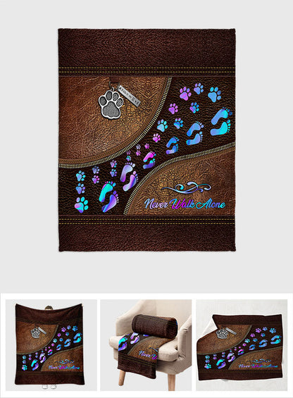 Never Walk Alone - Dog Blanket