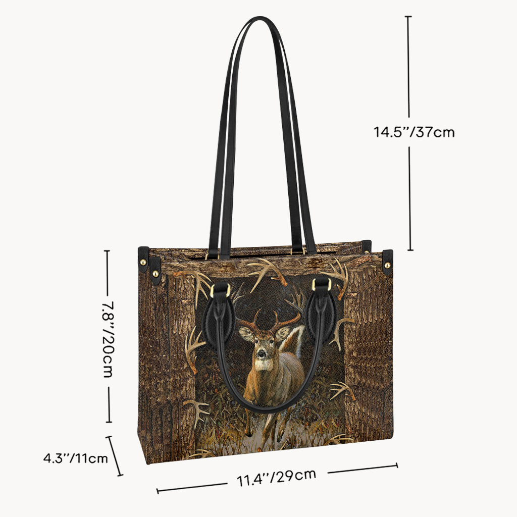 Deer Hunting - Hunting Leather Handbag