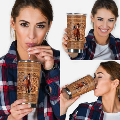 The Adventure Begins - Personalized Horse Tumbler