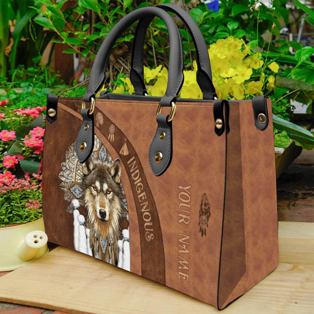 Indigenous - Personalized American Indian Leather Handbag
