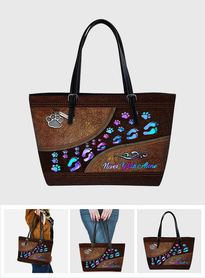 Never Walk Alone - Dog Leather Bag