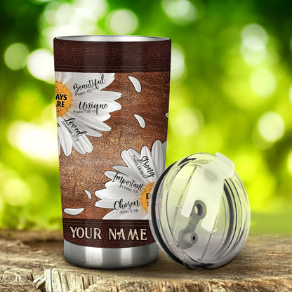 God Says You Are - Personalized Christian Tumbler