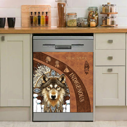 Indigenous - Personalized American Indian Dishwasher Cover